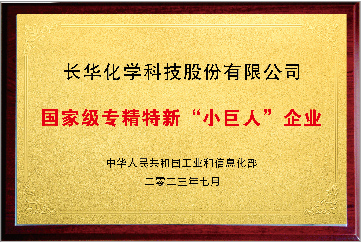 国家级专精特新“小巨人”企业